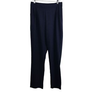 Lulus Women Side Zip Front Pockets Straight Leg Dress Pants Blue Medium NWT